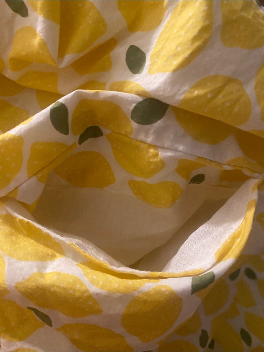 Boden May Cotton MIDI Tea Dress Lemon printed Size 12 US - Picture 6 of 8